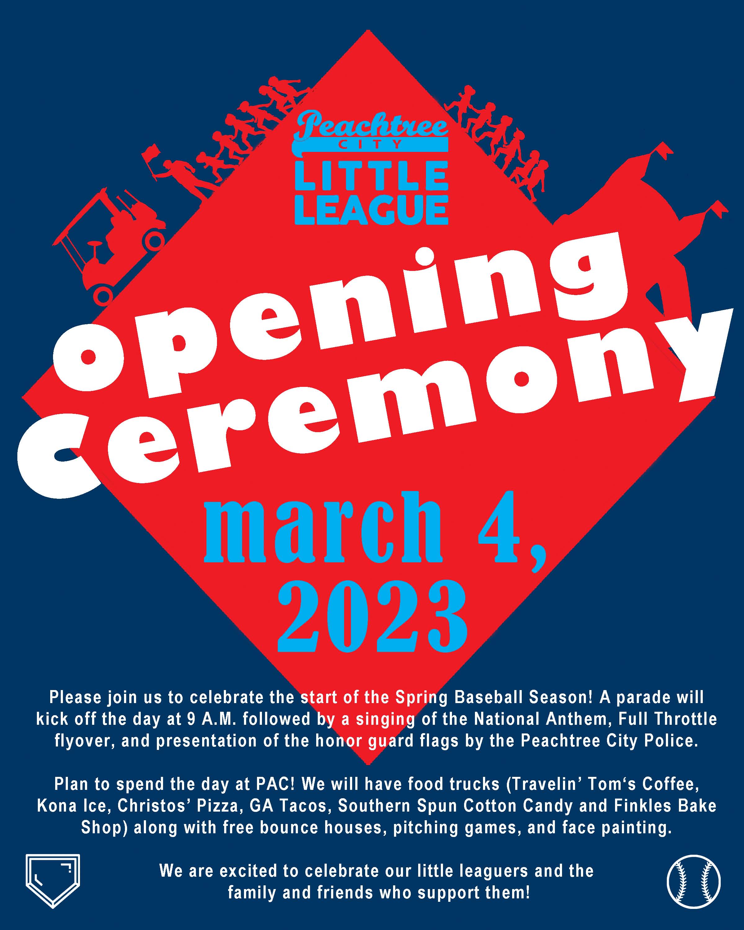 PTCLL Opening Day 2023 Flyer